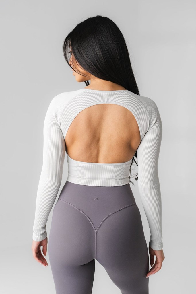 Ash Vitality Synergy Open Back Long Sleeve | XRNICP639