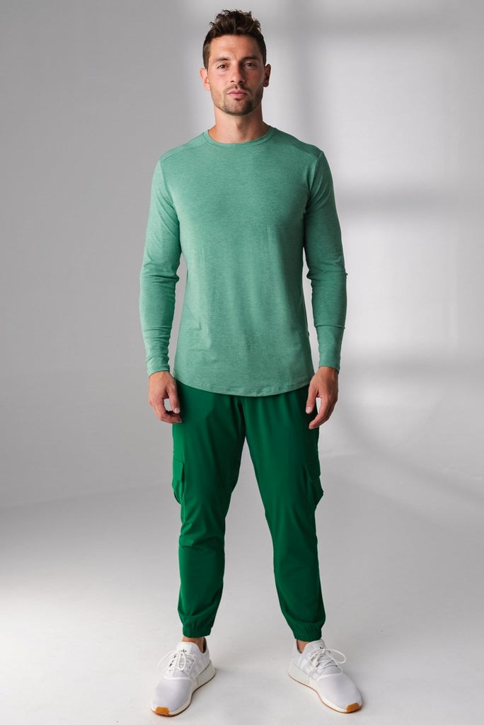 Cedar Heather Vitality The Vital Long Sleeve Tee | CTQPUI458