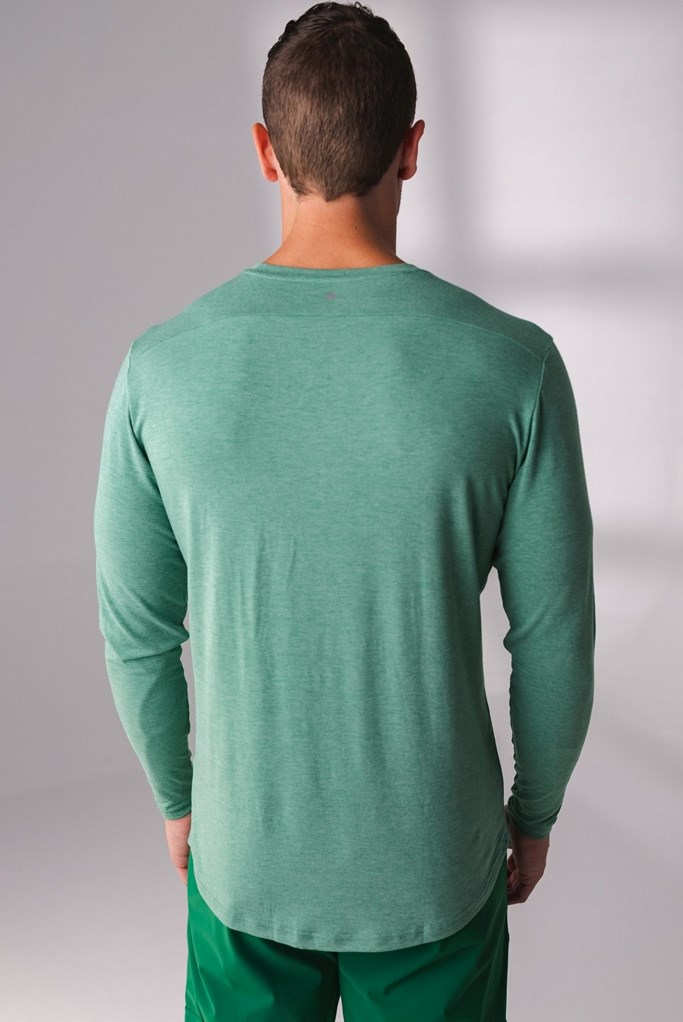 Cedar Heather Vitality The Vital Long Sleeve Tee | CTQPUI458