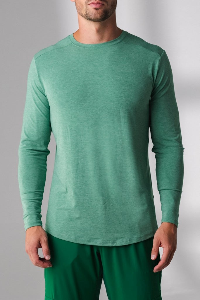 Cedar Heather Vitality The Vital Long Sleeve Tee | CTQPUI458