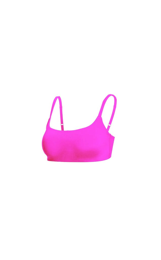 Fuchsia Vitality Cloud II Scoop Bra | IZWDSN896