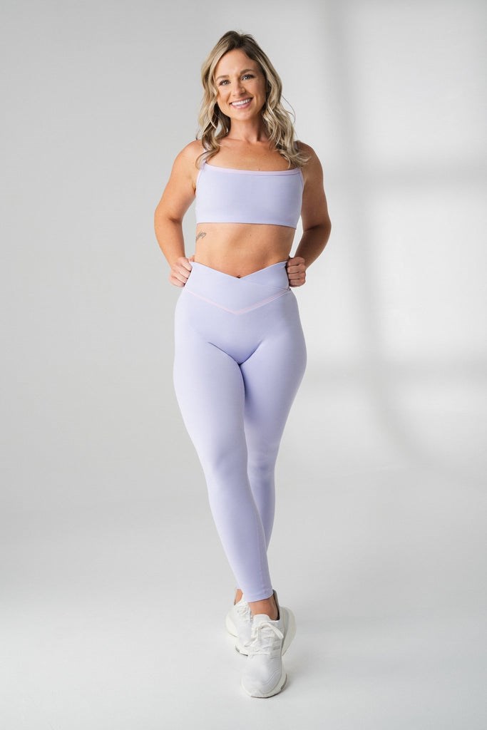 Lilac Marl Vitality Daydream V Pant | MZSCQX189