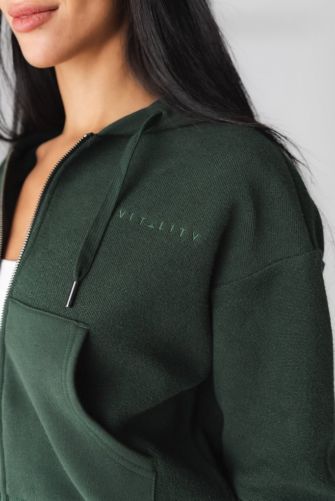 Malachite Vitality Cozy Zip | BRXVQY243