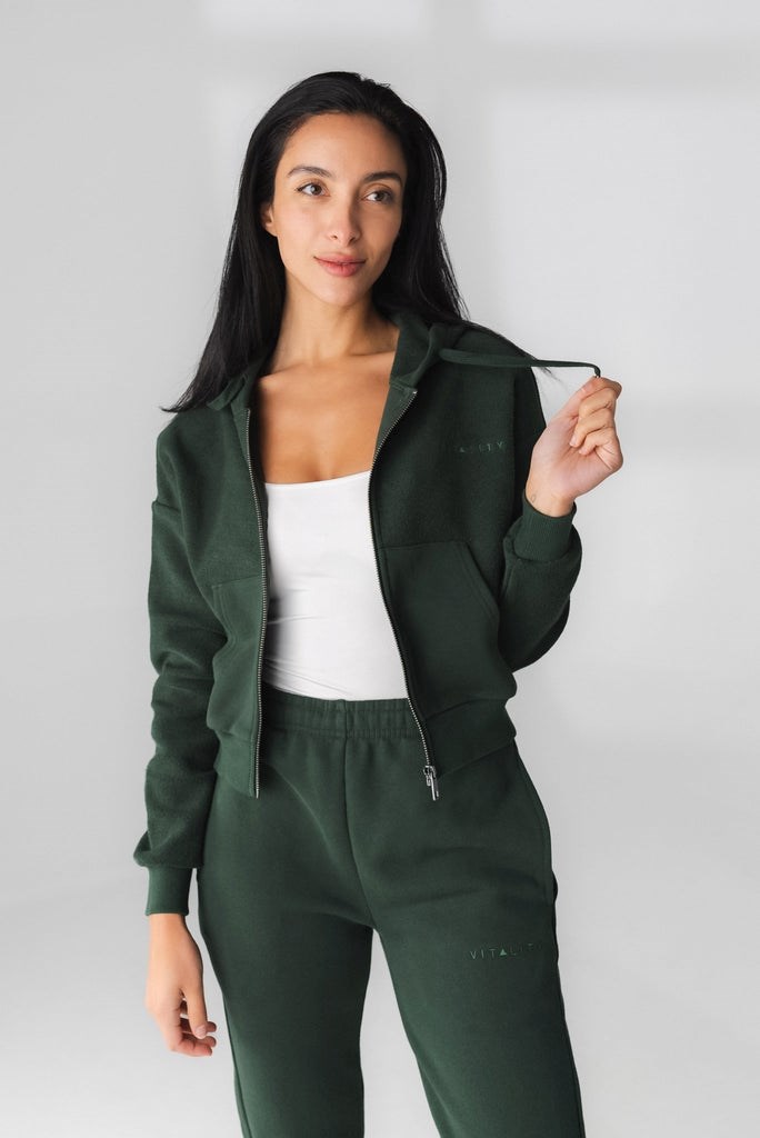 Malachite Vitality Cozy Zip | BRXVQY243