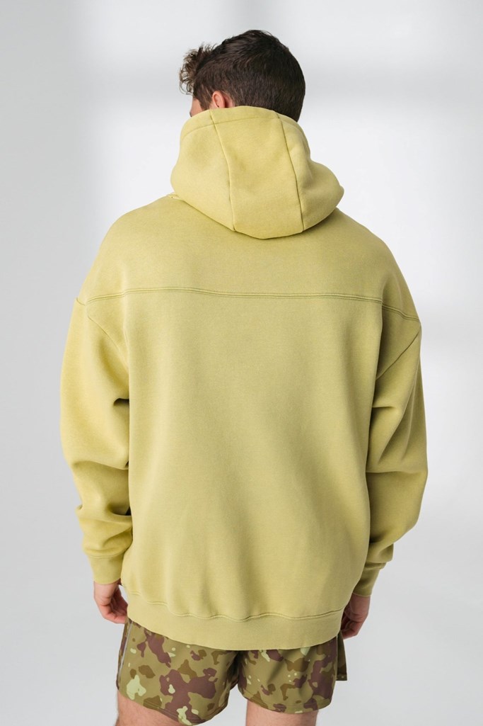 Moss Stone Washed Vitality The Verse Hood | NTRLBG590