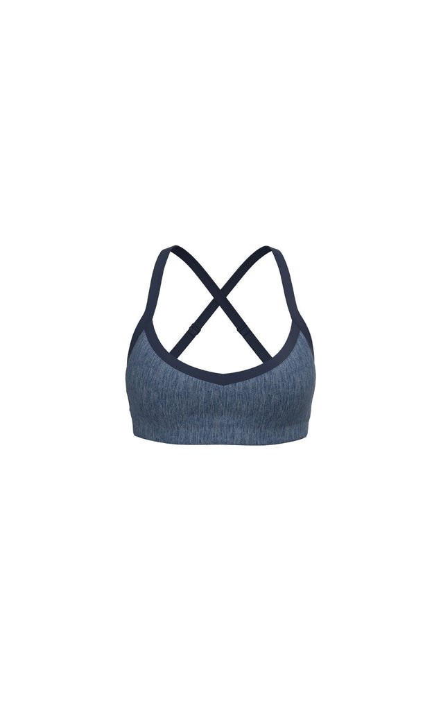 Navy Sky Vitality Daydream V Bra | MPSNEK094