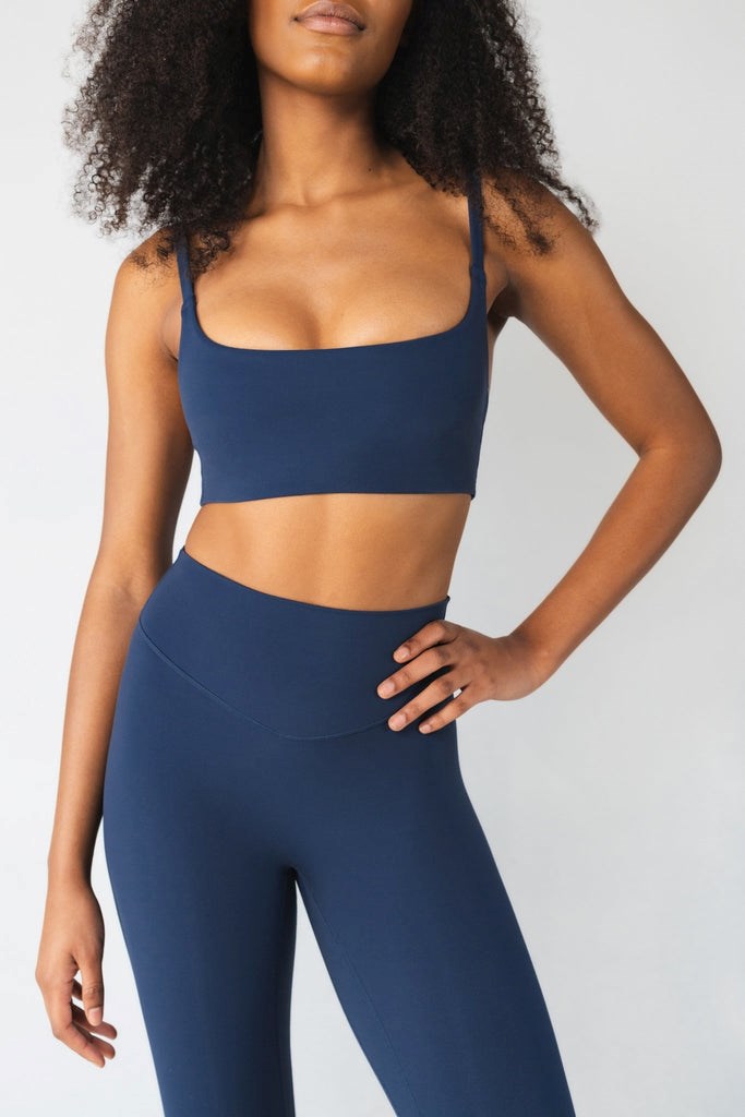 Navy Vitality Cloud II Scoop Bra | BUWAPI253