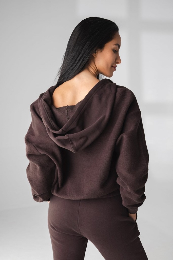 Obsidian Vitality Cozy Zip | LXEMKA928