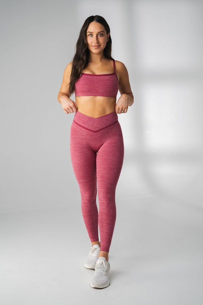 Sangria Marl Vitality Daydream V Pant | KFOMJS958