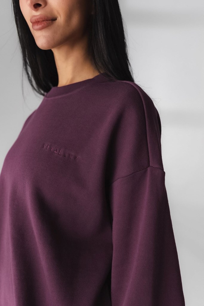 Wine Vitality Cozy Crew | UPRVMW142