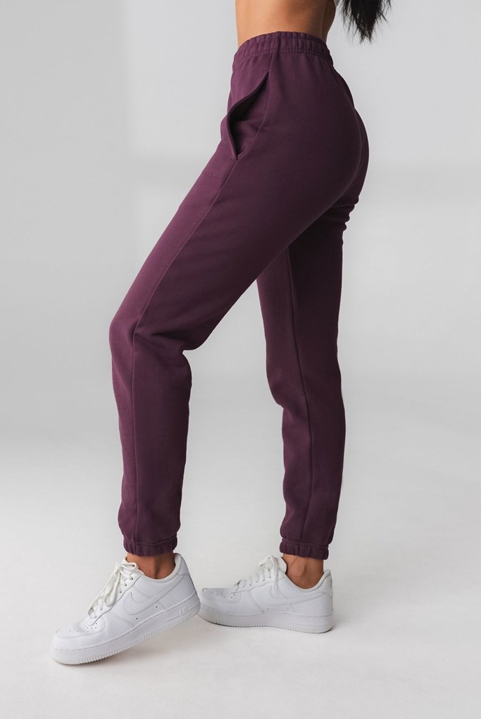 Wine Vitality Cozy Jogger | XSEFQU195