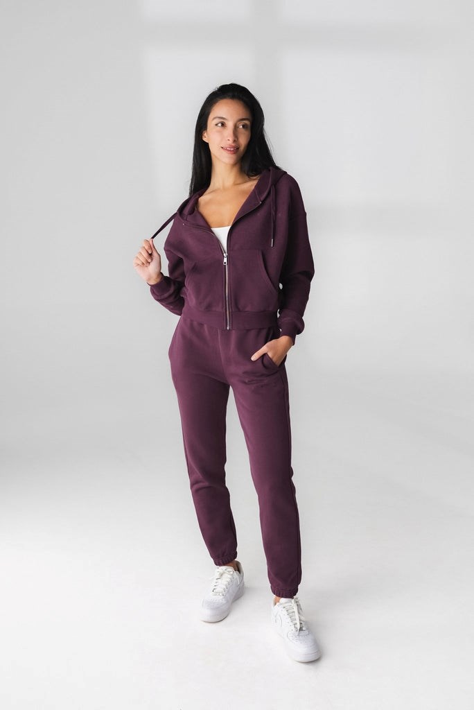 Wine Vitality Cozy Zip | PKWGYM964