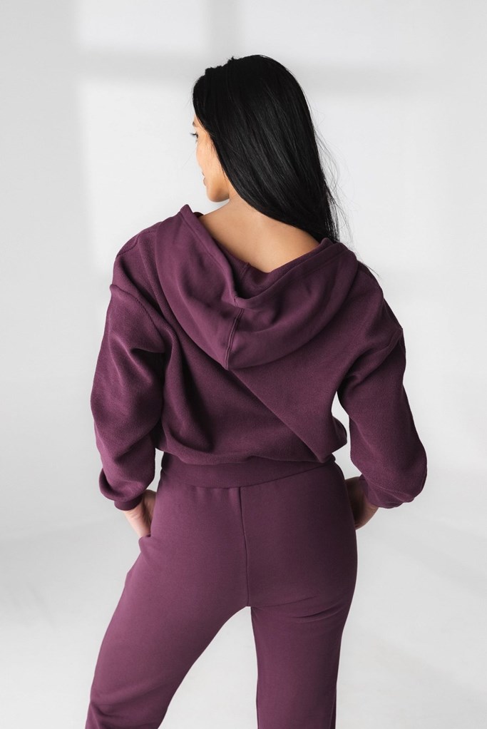 Wine Vitality Cozy Zip | PKWGYM964