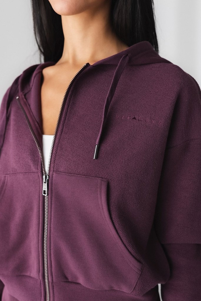 Wine Vitality Cozy Zip | TPYHMR412