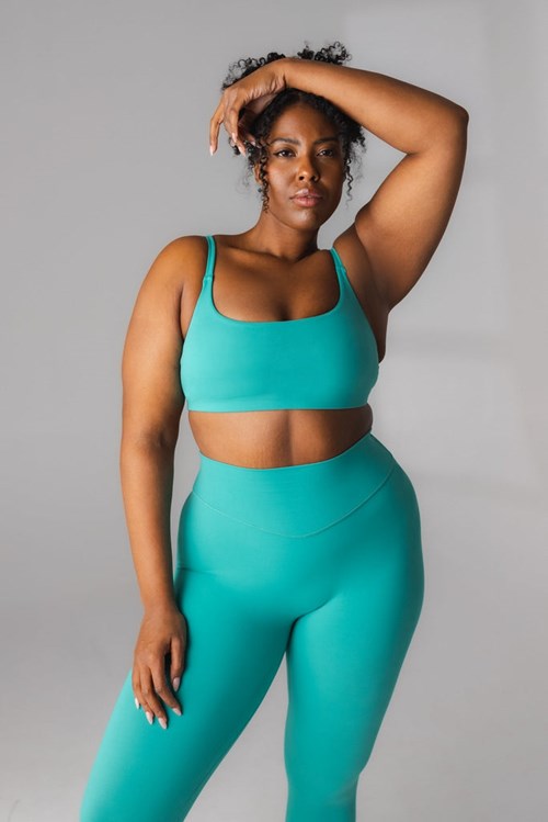 Seafoam Vitality Cloud II Scoop Bra | YCKQJH320