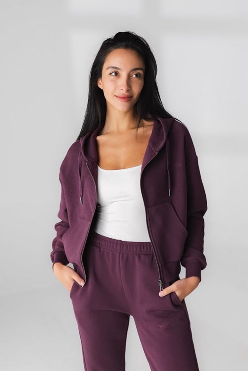 Wine Vitality Cozy Zip | PKWGYM964